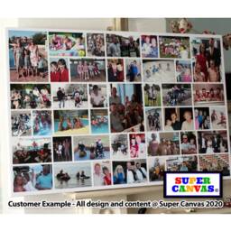 Custom 41 Picture Family Baby Holiday Memories Couple Pet Photo Collage Wall Art Framed Canvas Print Christmas Birthday Wedding Gift - thumbnail 3