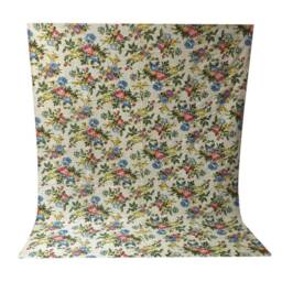 Handmade Floral Kantha Quilt Bohemian Indian Bedspread - Queen Size - thumbnail 2