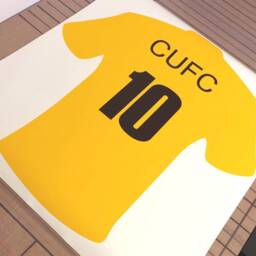Personalised Name & Number Football Shirt Wall Sticker, Football Decal, Art, Football Sticker - thumbnail 3