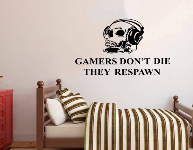 Gamer Wall Decal Video Game Controller, Gaming Room Decor 3047 - image 1