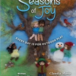 Summer Fairy Garden Wool Painting Illustration Giclee Print From Seasons Of Joy, Signed - thumbnail 3