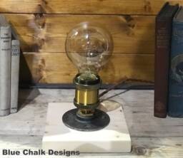 Clean Simple Table Lamp, Choice Of Colours, Finishes & Bulb Type, Edison, Retro, Steampunk