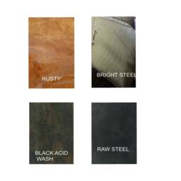 Mountain & Trees Scene Metal Wall Art - thumbnail 4