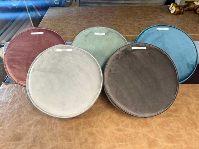 Plush Velvet Stool Tops - image 1