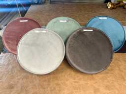 Plush Velvet Stool Tops - thumbnail 1