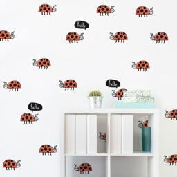 Hello Ladybugs - Peel-And-stick Wall Decals Mej - thumbnail 3
