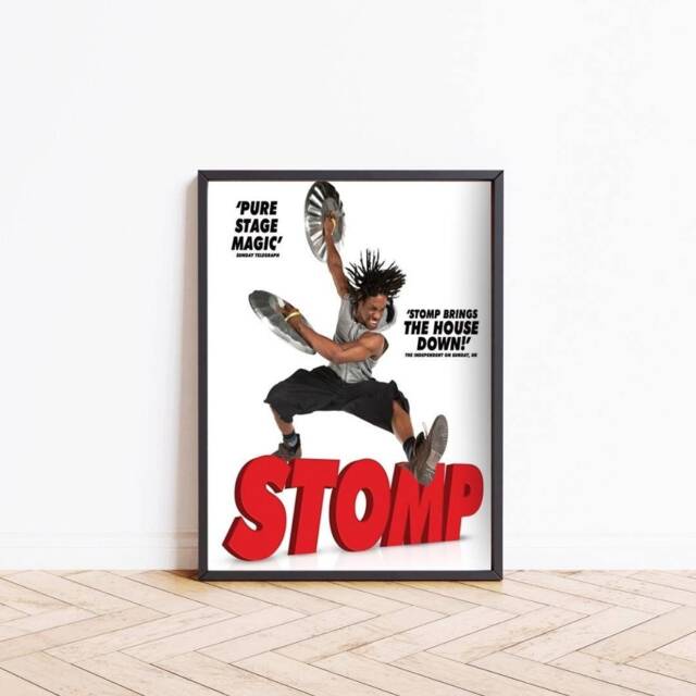 stomp Musical Print, Poster, Broadway Theatre London West End Show Wall Art Theater Gift For Fans - image 1