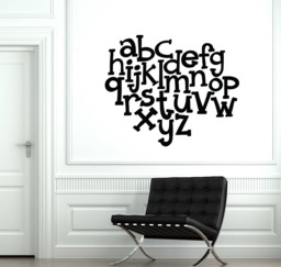 Vinyl Wall Decal Abc Alphabet Nursery School Kids Zone Stickers Mural - #2543Di - thumbnail 1