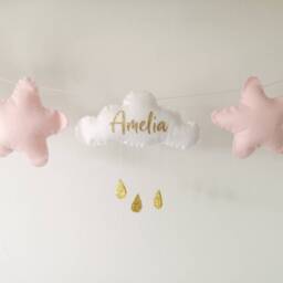 Swan Nursery Decor/Accessories. Girls Garland, Room Accessories, Baby Shower Gift - thumbnail 3
