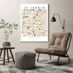 Botanical Daisy Art Print, Flower Poster, Floral Wall Decor, Art, Matisse Art - thumbnail 3