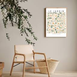 Botanical Daisy Art Print, Flower Poster, Floral Wall Decor, Art, Matisse Art - thumbnail 2