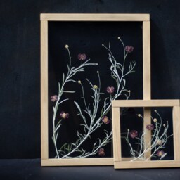 Pressed Flower Wall Art 8x8 - thumbnail 4