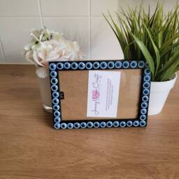 Turkish Evil Eye Photo Frame 4 X 6 Inches - thumbnail 2