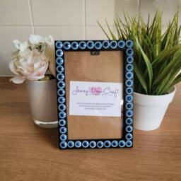 Turkish Evil Eye Photo Frame 4 X 6 Inches - thumbnail 1