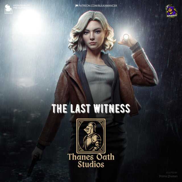 The Last Witness - Horror Character Survivor Grace Ashcroft Resin Figure 16K - image 1