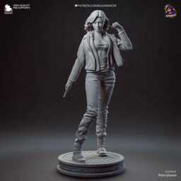 The Last Witness - Horror Character Survivor Grace Ashcroft Resin Figure 16K - thumbnail 4