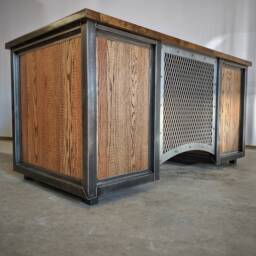 Modern Writing Desk, Industrial Office J. Marshall Ries - thumbnail 2