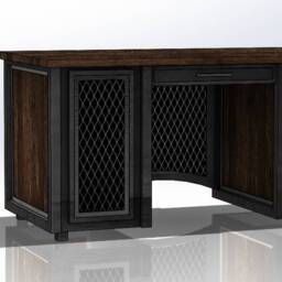 Modern Writing Desk, Industrial Office J. Marshall Ries - thumbnail 3