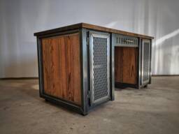 Modern Writing Desk, Industrial Office J. Marshall Ries - thumbnail 1