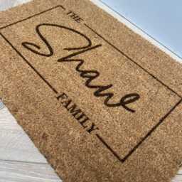 Personalised Custom Doormat - Cozy Coir Welcome Mat Couple Gift - thumbnail 2