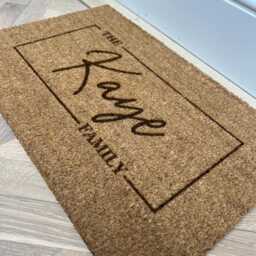 Personalised Custom Doormat - Cozy Coir Welcome Mat Couple Gift - thumbnail 3