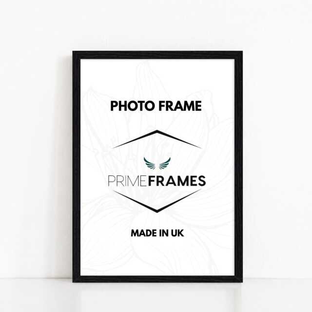 Thin Black Photo Frame A1 A2 A3 A4 A5 Poster Picture Frames Modern Wall Art Document Various Colours & Sizes - image 1