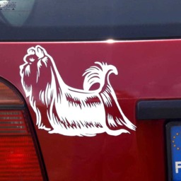 Yorkie Decal Sticker Yorkshire Terrier Vinyl Wall Art - thumbnail 4