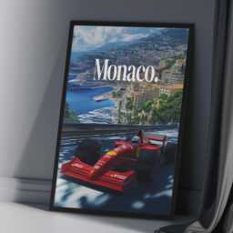 Monaco Grand Prix Poster - Mediterranean Street Racing A3 A2 A1 A0 Print - thumbnail 2