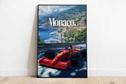 Monaco Grand Prix Poster - Mediterranean Street Racing A3 A2 A1 A0 Print - thumbnail 1