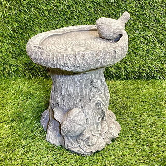 Concrete Bird Bath Outdoor Garden Ornament Feeder Animal/Display Frost Protected - image 1
