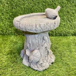 Concrete Bird Bath Outdoor Garden Ornament Feeder Animal/Display Frost Protected - thumbnail 3