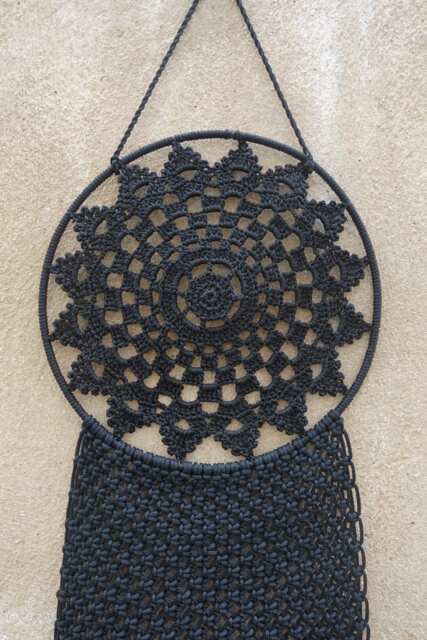 Black Tall Gothic Wall Decor, Dream Catcher - image 1