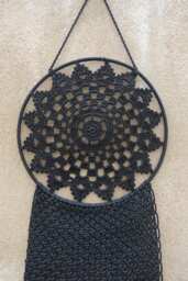 Black Tall Gothic Wall Decor, Dream Catcher - thumbnail 1