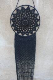 Black Tall Gothic Wall Decor, Dream Catcher - thumbnail 4