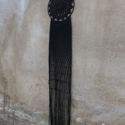 Black Tall Gothic Wall Decor, Dream Catcher - thumbnail 3