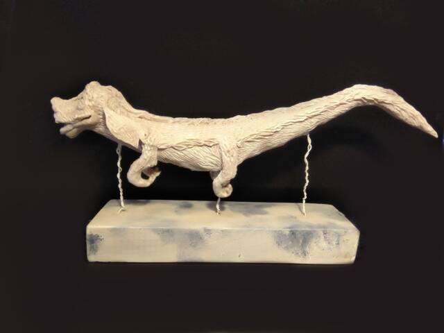 The Neverending Story - Falkor Handmade Polymer Clay Action Figure. Unique Collectible - image 1