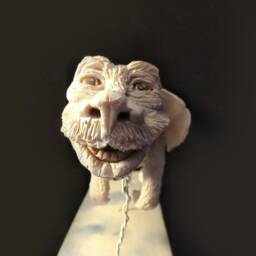 The Neverending Story - Falkor Handmade Polymer Clay Action Figure. Unique Collectible - thumbnail 3