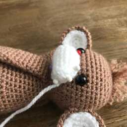 Curtain Tie Backs Monkeys Crochet Monkey Nursery Baby Bedroom Curtains Tiebacks Decoration Newborn New Parent Gift - thumbnail 3