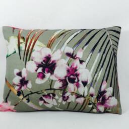 Harlequin - Paradise Loganberry/Raspberry Emerald Exotic Floral Designer Cushion Cover Throw Pillow Handmade Home Decor - thumbnail 2