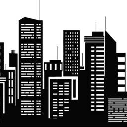 Superhero Wall Art, Skyline Decal, Cityscape Decor, Superheroes Design, New York City, Headboard Decals - thumbnail 2
