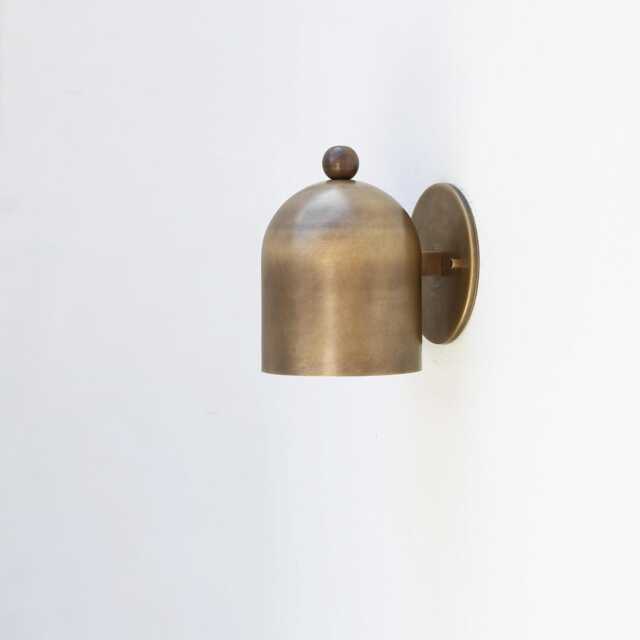 Brass Wall Sconce - Light With Dome Brass Shade - Above Sink, Ul Listed, No.506 Dabai No. 0401 - image 1