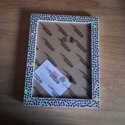 Black Holographic Cat Glitter Photo Frame 6 X 8 Inches - thumbnail 3