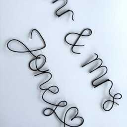 Wire Quote For Wall, Custom Metal Freehand Wire Sign, Wall Hanging, Family Quote, Bespoke - thumbnail 3