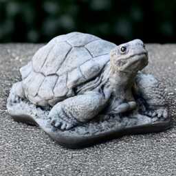 Outdoor Turtle Figurine Concrete Reptile Statue Stone Sculpture Cement Animal Decoration Turtle Lover Gift Handmade Yard Art - thumbnail 1