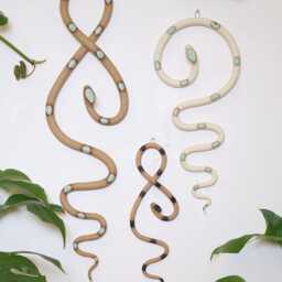 Ceramic Wall Snake By Carter + Rose - thumbnail 4