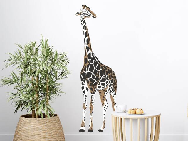 Giraffe Wall Sticker, Jungle Stickers, Safari Room Decor, Theme - image 1
