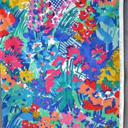 Liberty Secret Garden Cushion Cover Vintage Floral Cotton Throw Pillow - thumbnail 4