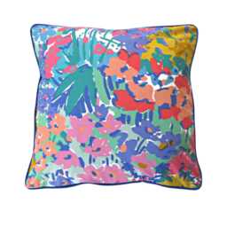 Liberty Secret Garden Cushion Cover Vintage Floral Cotton Throw Pillow - thumbnail 1