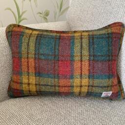 Harris Tweed Skye Cushion - Cuillins Scotland // Handmade Scottish Mountain Sale - thumbnail 2