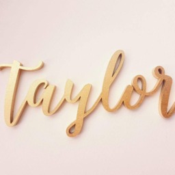Gold Custom Name Sign. Personalized Baby Name. Baby Wall Decor. Insert Your Name - thumbnail 2